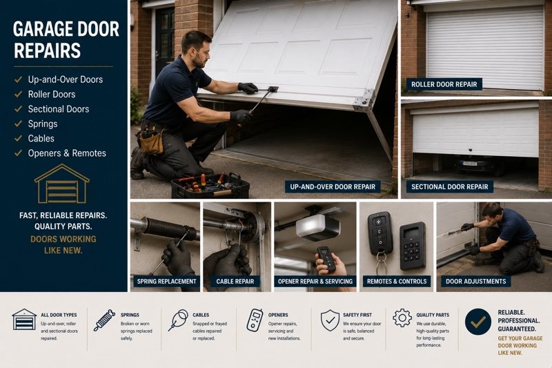 Garage Door Repairs in Cambridge
